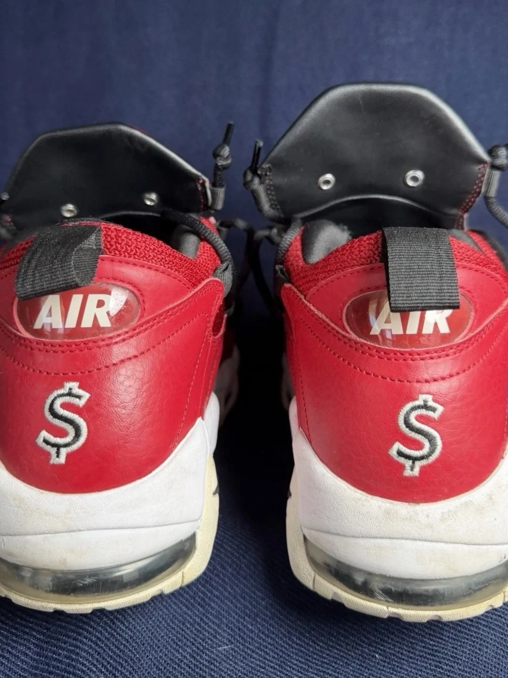 Nike Red and Black Men's Athletic Sneakers